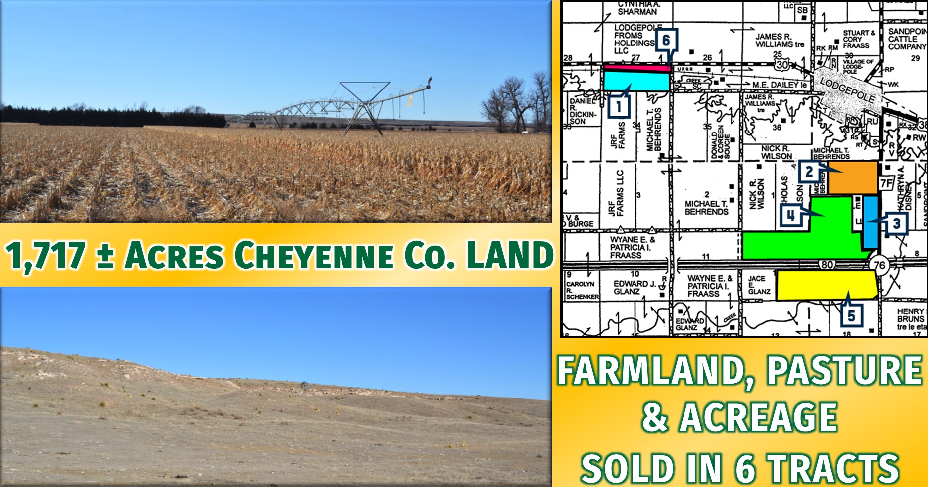 Lodgepole Froms Holdings Cheyenne Co Land Auction • Kraupie's Real