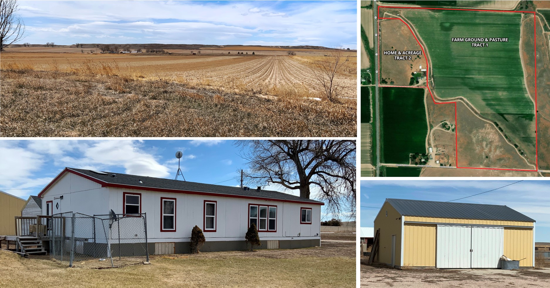 104 Acres Farm Land & Acreage North Of Scottsbluff, NE • Kraupie's Real Estate & Auctioneers