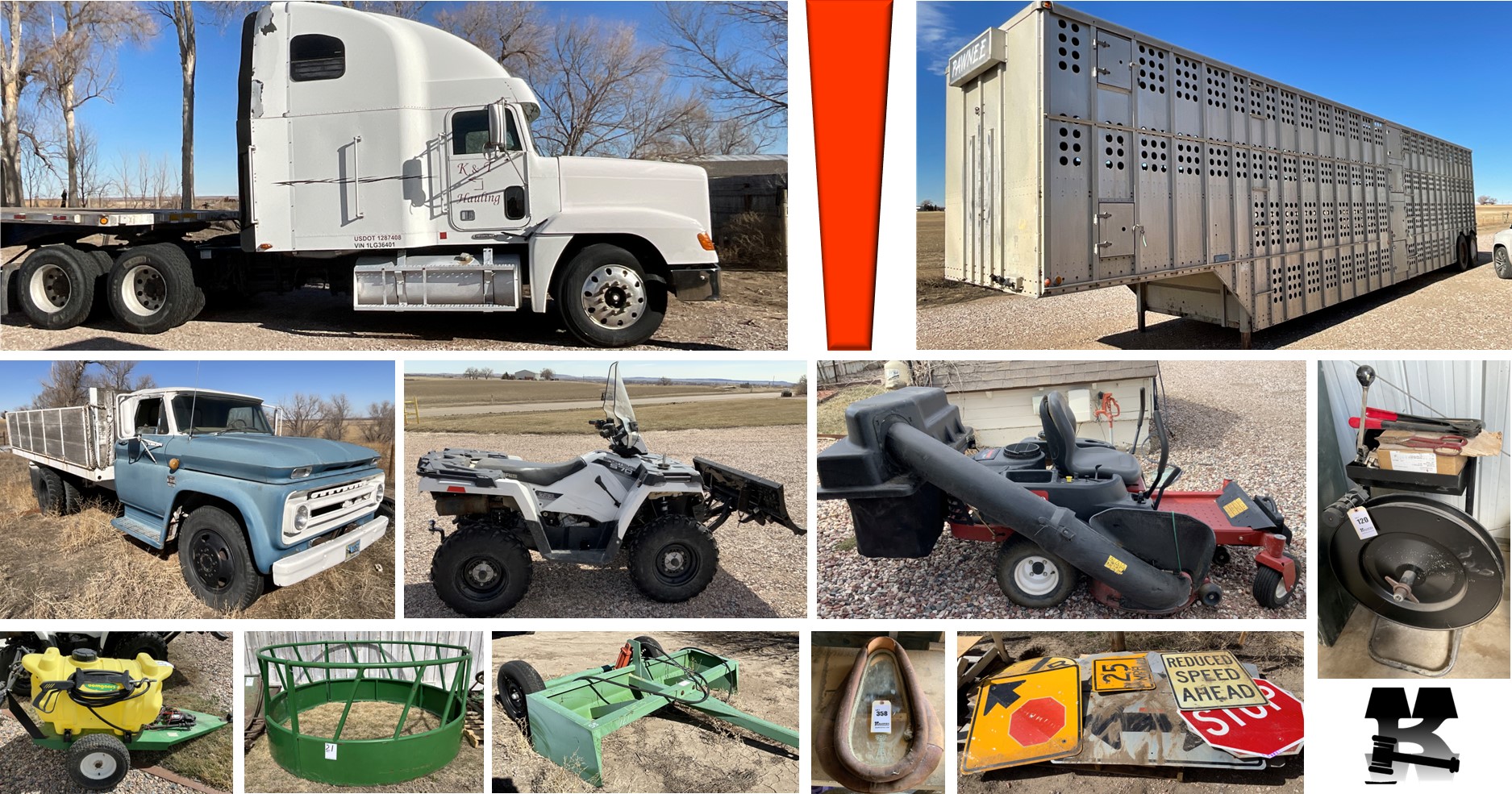 Dennis & Judy Kieler Trucks, Trailers, Livestock, Shop & More • Kraupie